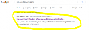 sizegenetics walgreens